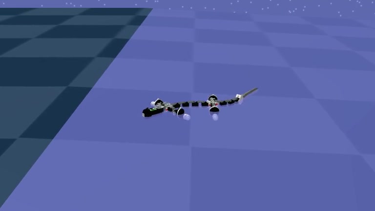 Swim to walk (video still)